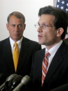 John Boehner y Eric Cantor