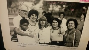  From left to right, second, Dolores Huerta. Third, Jessie de la Cruz