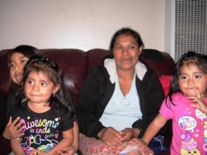 Natividad (center) is a farm worker and indigent care patient who struggles to take care of her diabetes and high blood pressure.