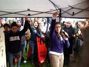 Foto: Cortesía de Leticia Jiménez, en la marcha de Skagit, Washington