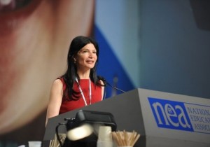 Lily Eskelsen García, primer latina en presidir la Asociación Nacional de Educación, NEA.