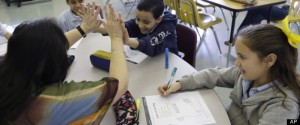 Alumnos de una escuela pública de Nuevo México