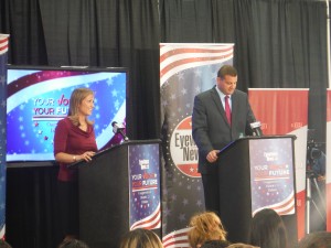 Rentería y Valadao en segundo debate televisivo