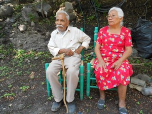 Don Félix Serdán Nájera (en vida)  y su esposa Emilia Aurora Sosa Marin