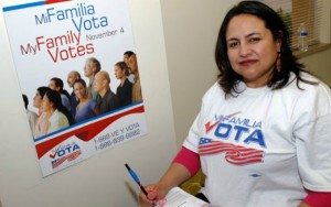 Foto: Promoviendo el voto, cortesía de Mi Familia Vota