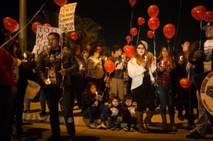 Protesta contra la policía del Condado de Kern, California. 