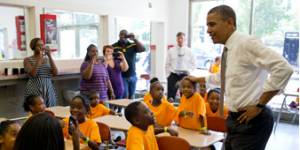 “Necesitamos buenos educadores que enseñen a nuestros niños matemáticas y ciencias que los preparen para competir por trabajos en el futuro”: Barack Obama. Foto: Cortesía de la Casa Blanca.