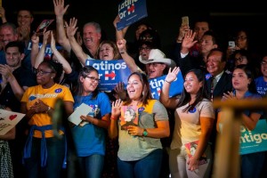 Votantes y voluntarios en Nevada. Foto: www.dailykos.com