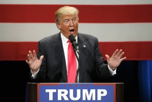 Donald Trump en su discurso de investidura como candidato presidencial republicano. Foto: www.timesfreepress.com