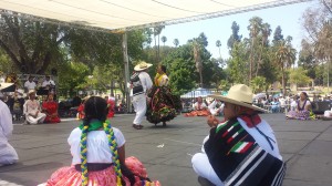 Baile tradicional de una de las 8 regiones de Oaxaca. Foto: Rubén Tapia.