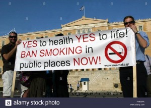 Campaña contra el tabaco. Foto: www.alamy.com