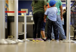 Mujeres en huelga de hambre en Berks. Foto: ACLU