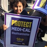 En la defensa de los programas de salud accesibles, en Los Ángeles, CA.