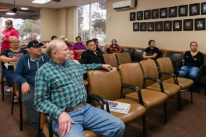 The waiting room at Altura Center for Health in Tulare County is full on February 9, 2017.  In Tulare County, 55 percent of the more than 466,000 residents were enrolled in Medi-Cal as of Jan. 2016. (Heidi de Marco/KHN)