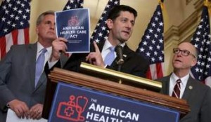 Paul Ryan presentando su proyecto de ‘Ley Americana de Cuidados de Salud / The American Health Care Act’ (AHCA)’. Foto: www.denverpost.com