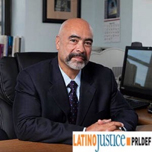 Juan Cartagena en su oficina de LatinoJustice en la ciudad de Nueva York. Foto: Cartagena / Twitter.