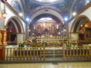 Iglesia de San Pedro, construida con dinero de los indígenas migrantes.