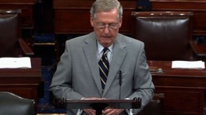 Senador republicano de Kentucky, Mitch McConnell, líder de la mayoría en el Senado. Foto: www.usatoday.com 