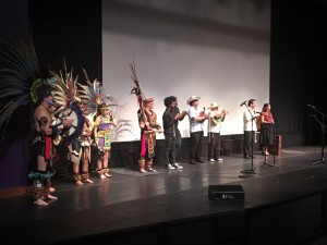 The concert includes Aztec dance, hip-hop, son huasteco, and hula, among other genres.
