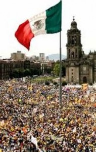 Zócalo de México. Foto: www.nationofchange.org.