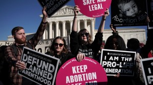  Protesta contra la prohibición del aborto, en la Corte Suprema de Washington, DC. Foto: MarketWatch.