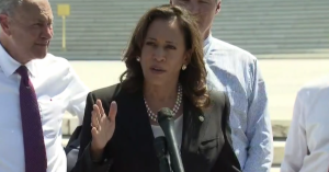 La senadora demócrata de California, Kamala Harris se opone rotundamente a la nominación de Brett Kavanaugh a la Suprema corte. Foto: Common Dreams.  