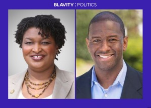 Cómo se entretejen los ataques a los ex candidatos demócratas Stacey Abrams y Andrew Gillum. Foto: BLAVIDAD.