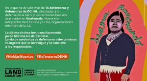 Coalición Internacional por la Tierra visita a Guatemala con motivo de la alarmante ola de asesinatos de líderes indígenas ligadas a los derechos humanos y a la defensa de sus territorios. Foto: Ollantay Itzamná / Word Press.