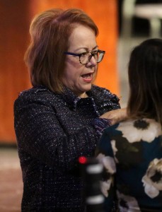 La senadora estatal de Los Ángeles, California, María Elena Durazo, en un evento público. Foto: Vida en el Valle.