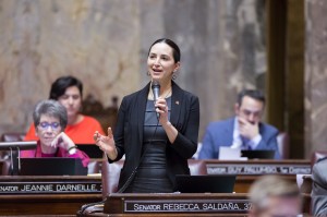 Legisladora Rebeca Saldaña. Foto: Página web del Senado estatal de Seattle, Washington.