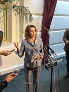 Nancy Pelosi, líder de la mayoría demócrata en la Cámara de Representantes.