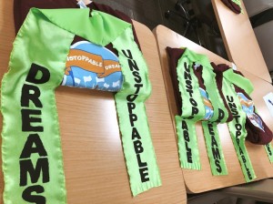 A delegation of 10 #Dreamers is getting ready to fly out to Washington D.C. to witness history on the house floor with passage of the Dream and Promise Act in the House of Representatives.   They will give these sashes to members of congress who pledge to vote #YESonHR6. Photo: CHIRLA via Facebook