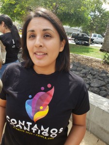 Esperanza Guevara, Coordinadora de la campaña de CHIRLA, ‘Contamos Contigo’.