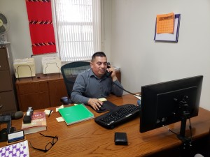 Fausto Sánchez, trabajador del Proyecto Indígena de la CRLA.