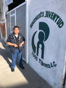 José María García Lara, director del albergue  Juventud 2000 en la zona norte de Tijuana. Ha decidido cerrar la puerta para evitar contagios. 