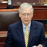 Líder de la mayoría republicana en el Senado, Mitch McConnel.