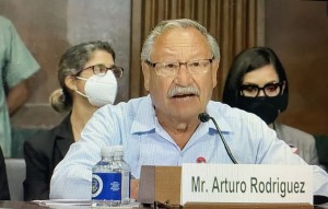 Líder histórico del movimiento campesino de EE UU, Arturo rodríguez. Foto: José López Zamorano.