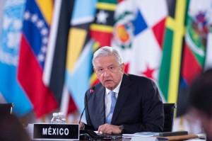 Presidente de México, Andrés Manuel López Obrador, anfitrión de la reunión cumbre de la Celac en la capital mexicana. Foto: Presidencia de México.