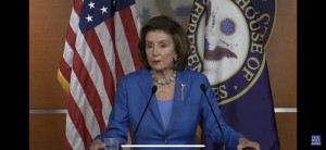 Representante demócrata de California, Nancy Pelosi, líder de la cámara baja. Foto: José López Zamorano.