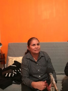 Nelly Rodrígues, veterana organizadora de la coalición de Trabajadores de Immokalee, en entrevista con Noticiero Latino. Foto: MVG.