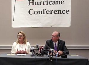 La administradora de FEMA Deanne Chriswell advierte que hay poco tiempo de preparación para los huracanes. Foto: José López Zamorano.
