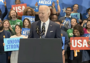 El presidente Joe Biden advirtió que Estados Unidos podía caer en un caos si los candidatos no aceptan el resultado cuando pierden las elecciones. Foto: José López Zamorano.