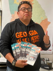Carlos Medina, Director de Trabajo de Campo de Mi Gente: El latino de Georgia reconoce la importancia de su voto. Foto: HNS.